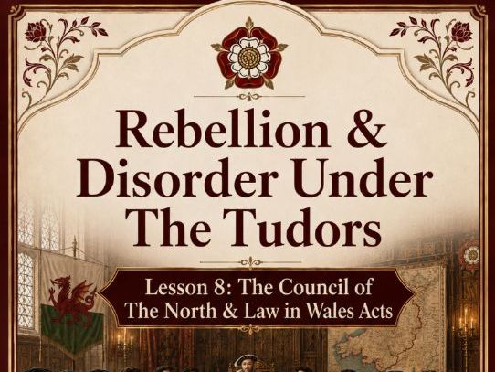 Rebellion & Disorder Under The Tudors Lesson 8: The Council of The North & Law in Wales Acts