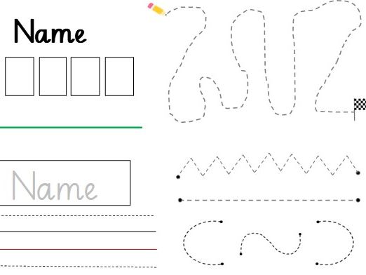 Name writing and fine motor control skills