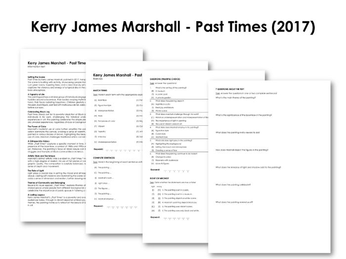 Kerry James Marshall - Past Times (2017) | Teaching Resources