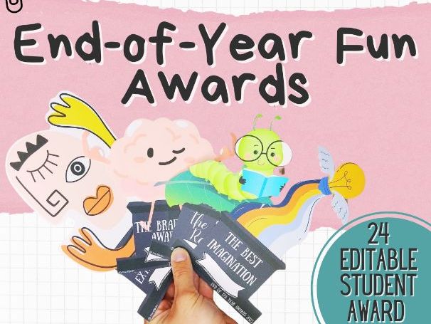 End of Year Fun Awards – Printable Certificates for Primary Students  | KS1–KS2)