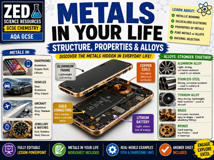 Metallic Bonding, Properties and Alloys | Metals In Your Life | GCSE Chemistry