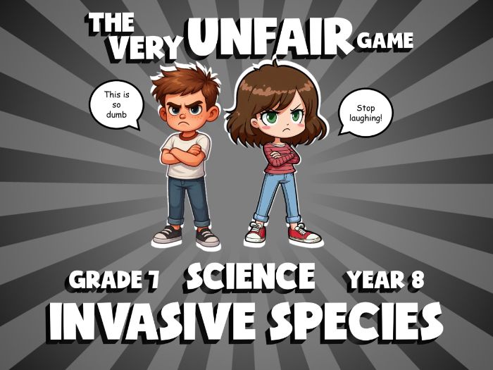 Invasive Species VERY UNFAIR GAME | No-Prep Year 8 Science Review Activity