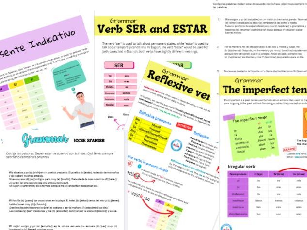IGCSE Spanish Grammar Booklet (edexcel)