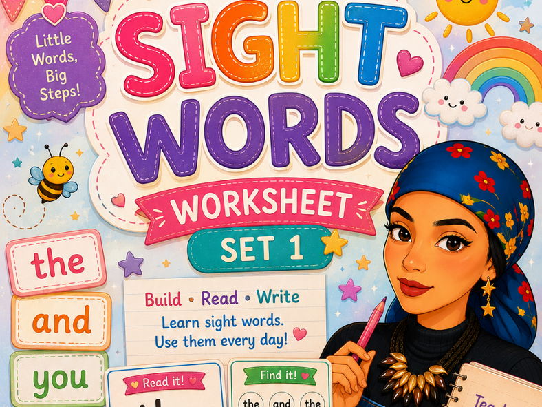 sight word worksheet