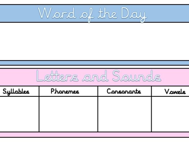 Word of the Day Powerpoint
