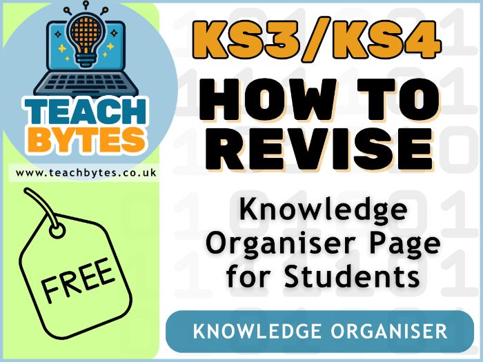 FREE! KS3/KS4 How to Revise Knowledge Organiser