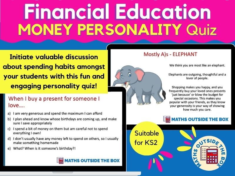 Money Personality Quiz - Financial Education for KS2