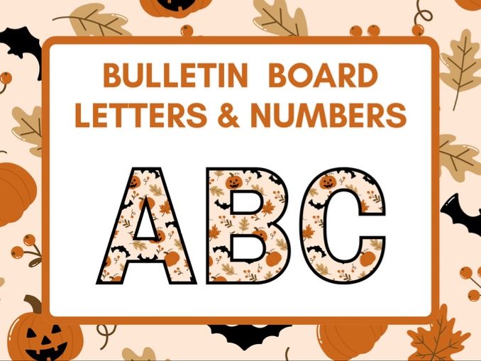 Halloween bulletin board pack