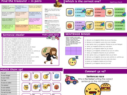 Comment ça va? - Sentiments (Feelings in French)