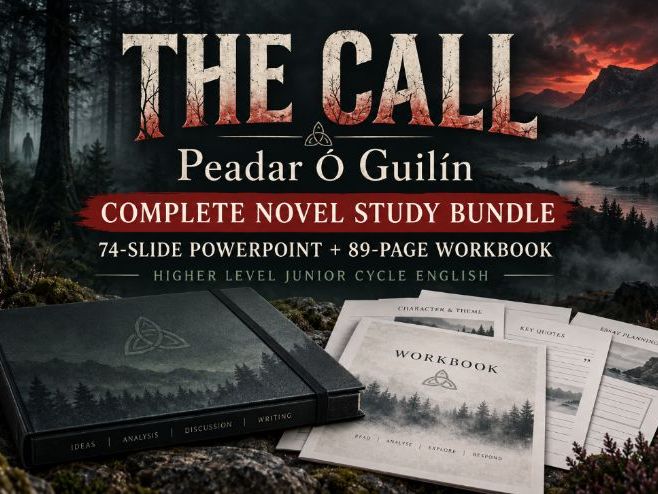 The Call by Peadar Ó Guilín | Complete Higher Level Junior Cycle Novel Study Bundle