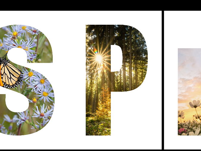 Spring Display Letters Lowercase Mixed