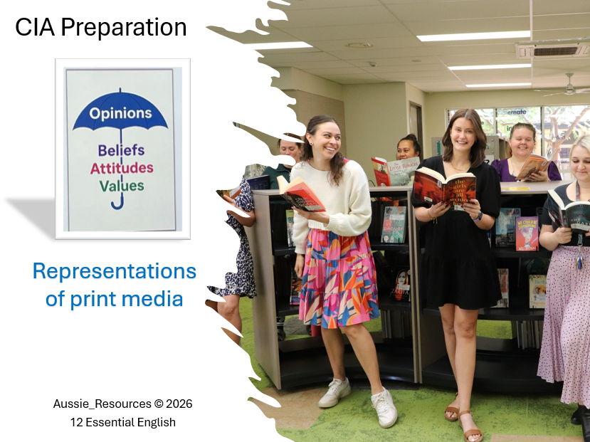 12 Essential English – CIA Exam Prep (QLD) – Text Structures (featuring texts about volunteering)