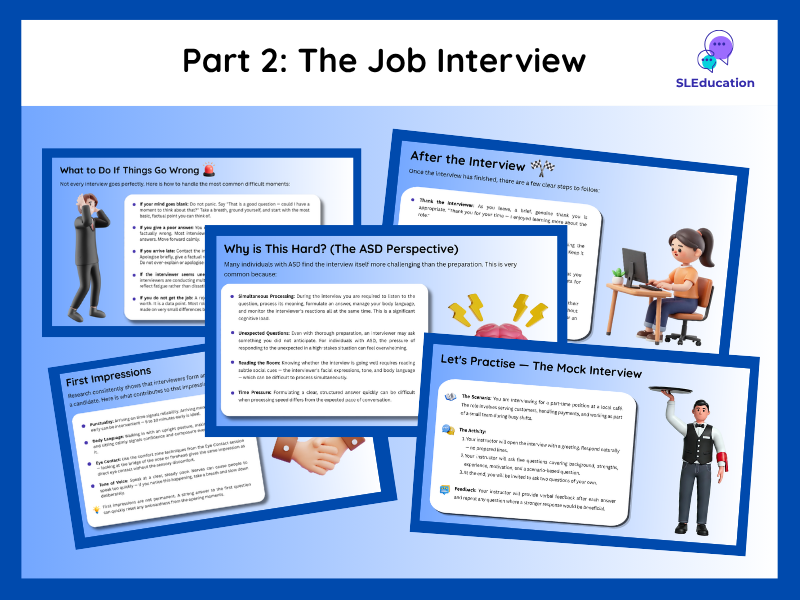 Part 2: The Job Interview | Life Skills for ASD | Professional Communication