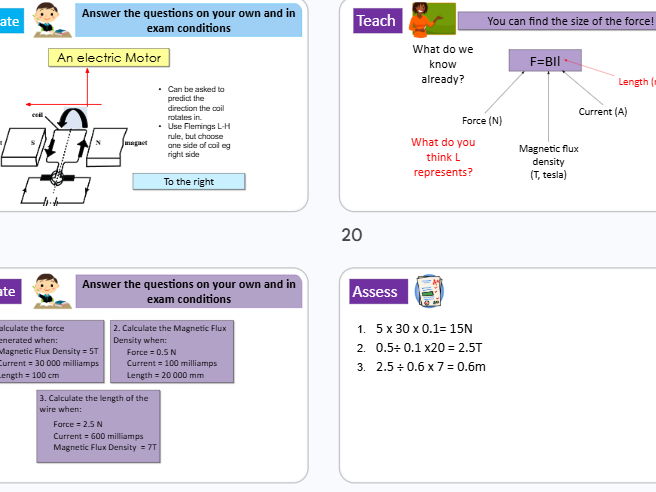 Motor effect GCSE Combined science AQA