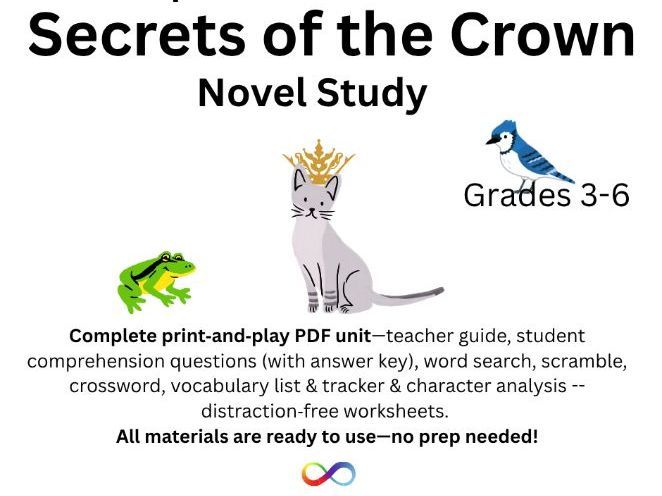 Novel Study for Secrets of the Crown