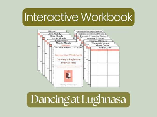 Dancing at Lughnasa – Interactive Workbook: Key Quotes, Themes & Literary Devices