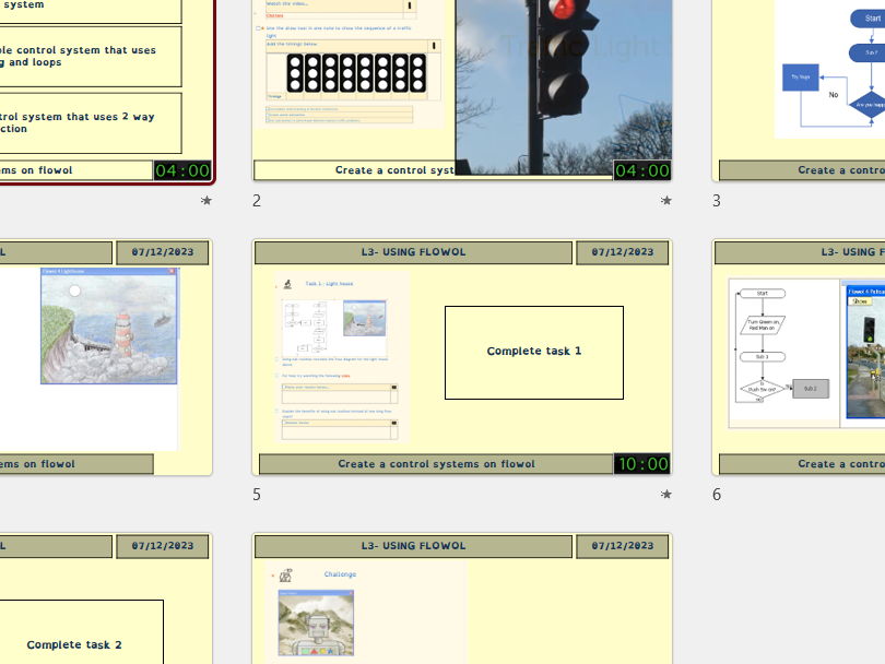 KS3 FLOWOL: Lesson 3 – Subroutines (Traffic Control & Advanced Flowcharts)
