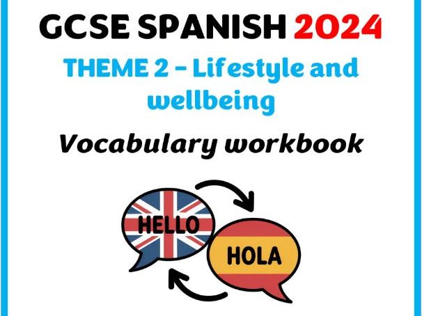 GCSE Spanish 2024 (Edexcel) - Theme 2 - Vocabulary and translation workbook