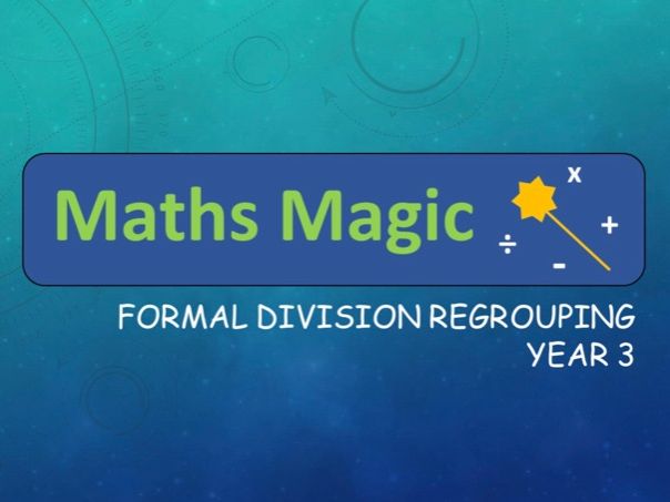 Division with Regrouping Formal Method Lesson Y3