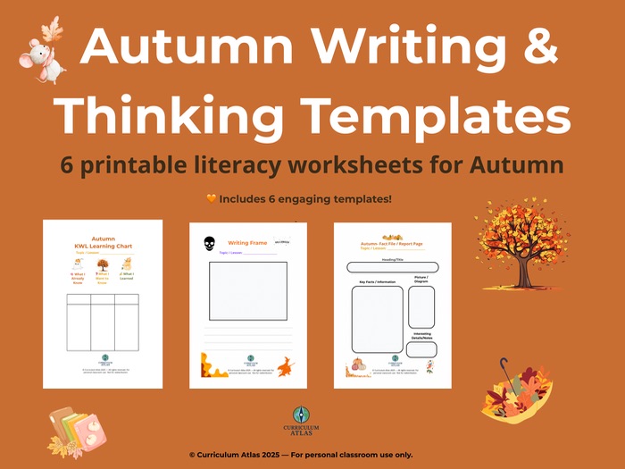 AUTUMN WRITING & THINKING TEMPLATES
