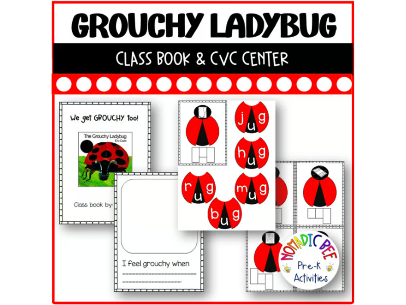 The Grouchy Ladybug Literacy