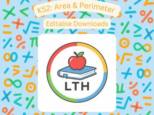 Digital Templates for School KS2 Maths: Area & Perimeter