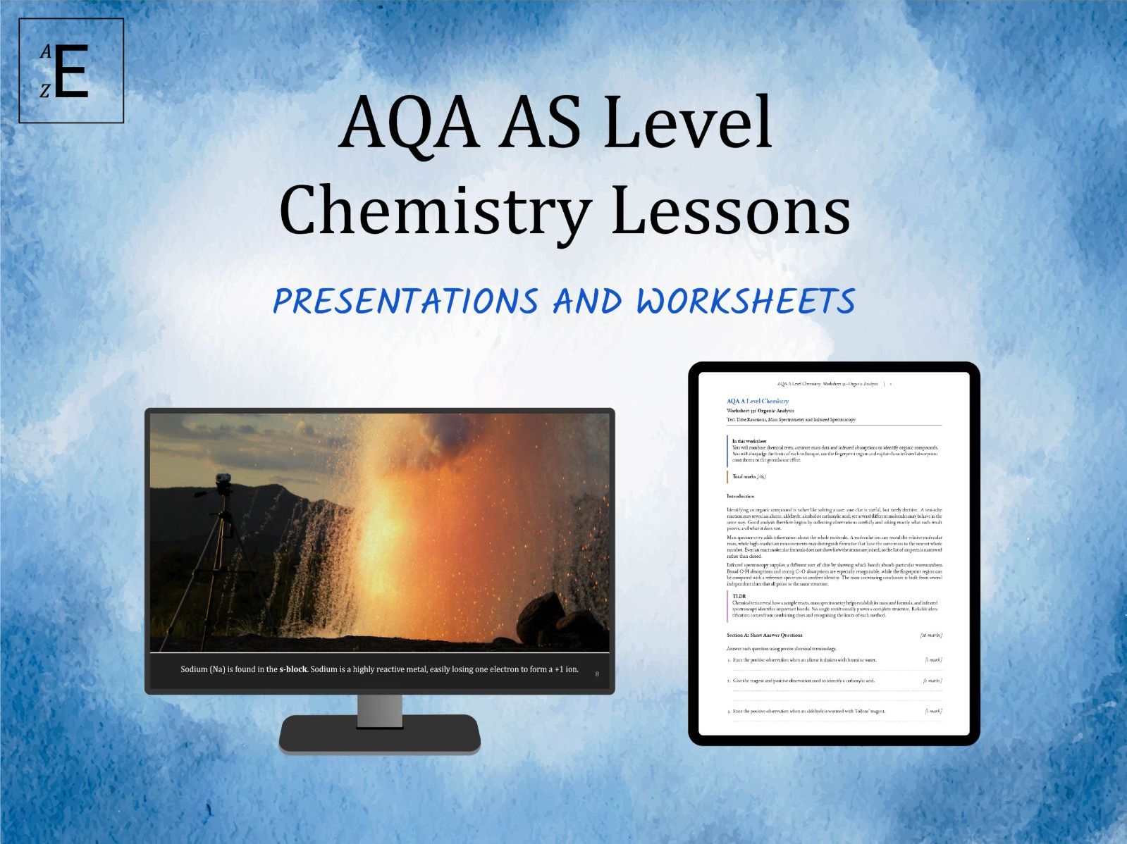 AQA AS Level Chemistry Lessons - The Complete Course (Presentations and Worksheets)