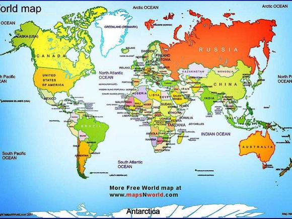 Map Of Continents