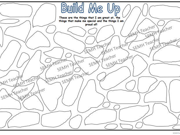 Emotional Literacy Activity - Build me up (ELSA)