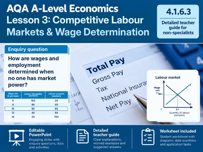AQA A-Level Economics: Unit 6: Wage determination