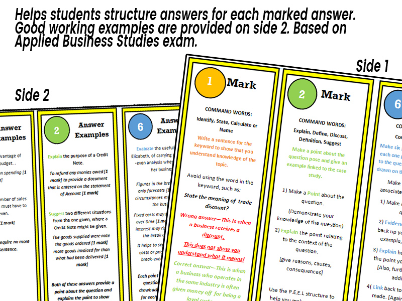 Exam Help Prompts