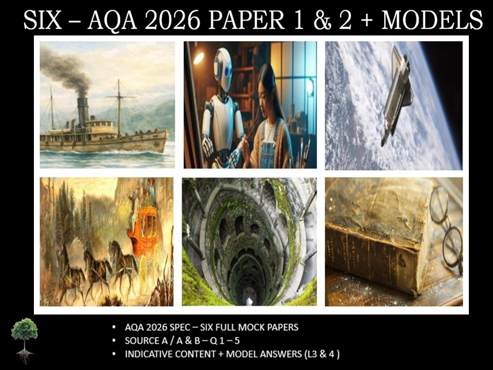 SIX - AQA PAPER 1 & 2 | 2026 FULL MOCKS | MODELS