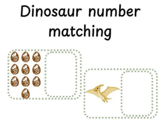 EYFS Dinosaur Counting Activity