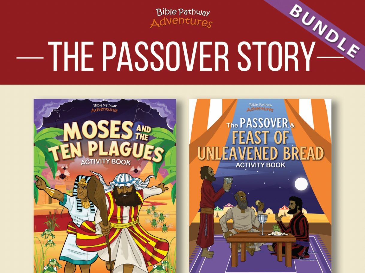 The Passover Story Activity Books BUNDLE