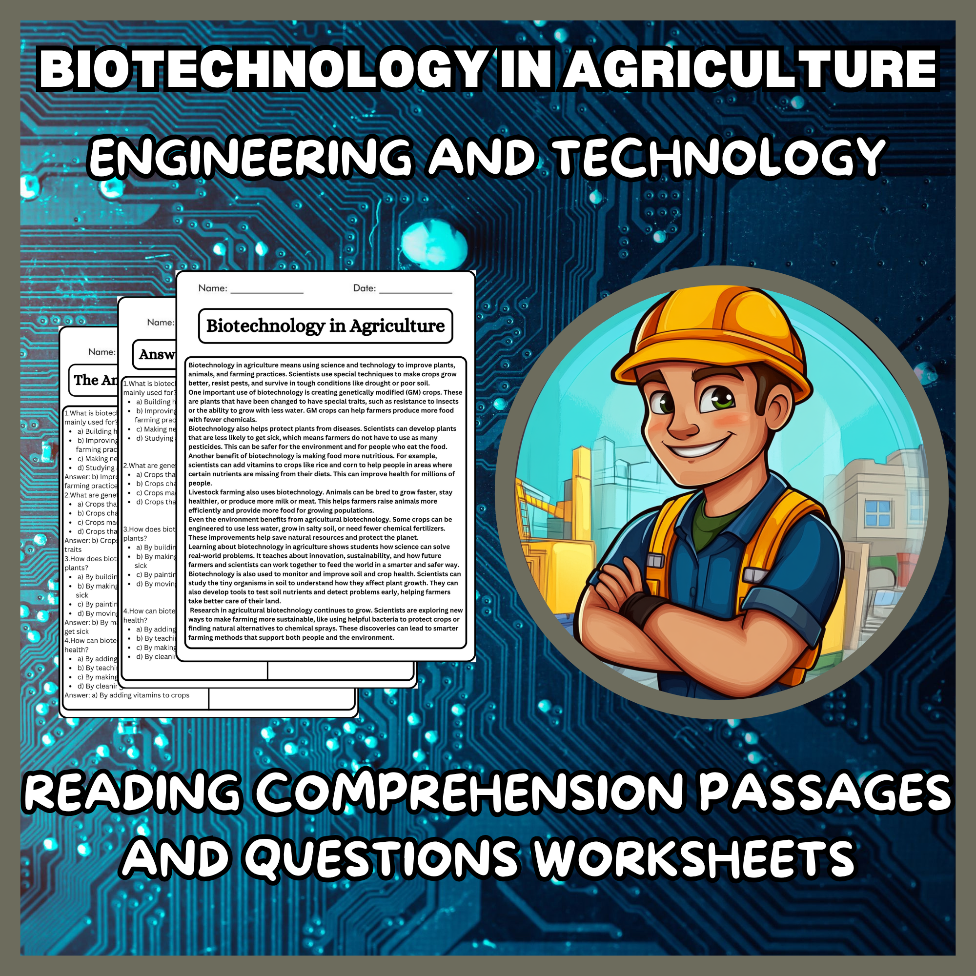 Biotechnology in Agriculture - Engineering and Technology Reading ...