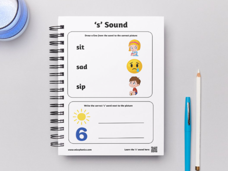 Phonics Worksheets | 31 Sounds | Match and Write Activities | Group 1