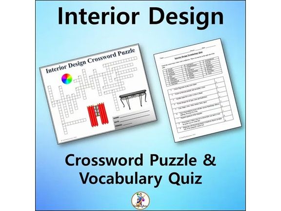 Interior Design Crossword & Vocabulary Quiz