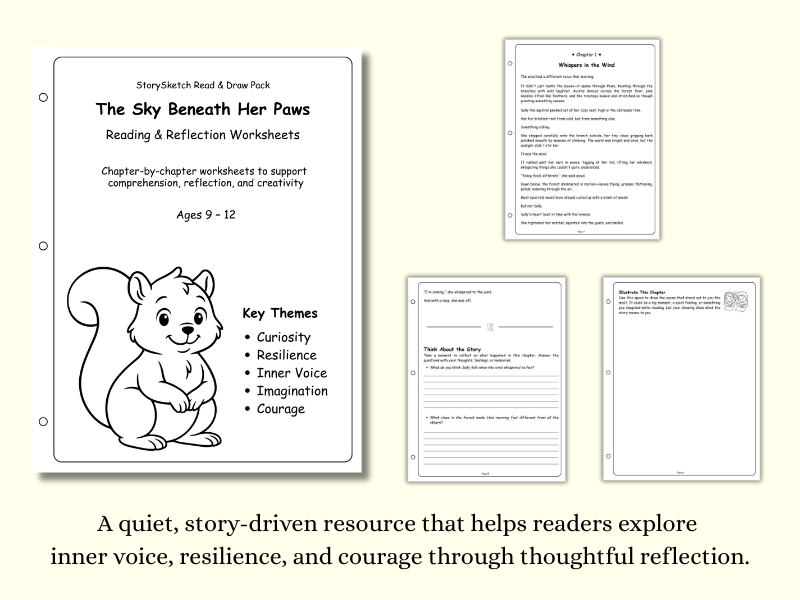 The Sky Beneath Her Paws – StorySketch Read & Draw Pack (Ages 9–12)