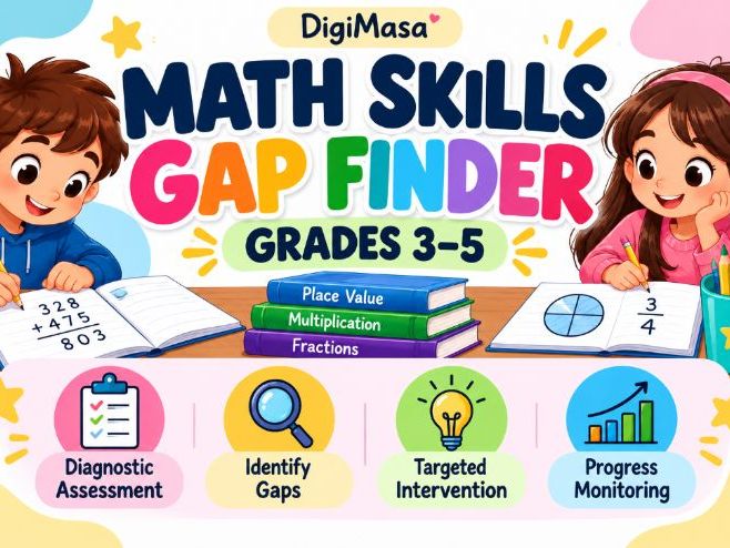 KS2 Maths Skills Gap Finder | Grades 3–5