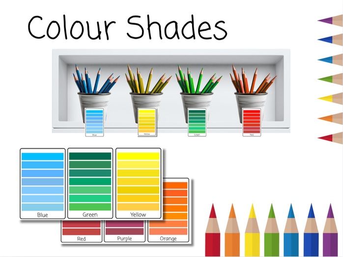 Colour Shades Chart