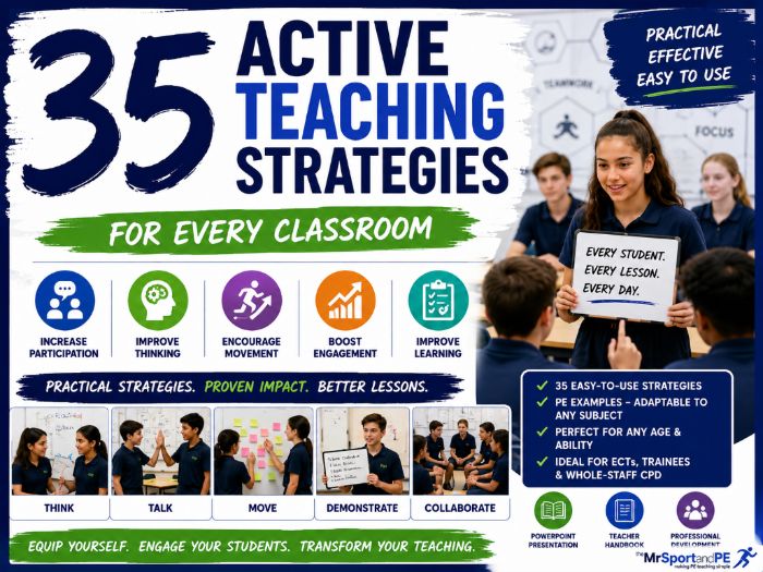 35 Active Teaching Strategies for Every Classroom, CPD, Questioning & Student Engagement Toolkit