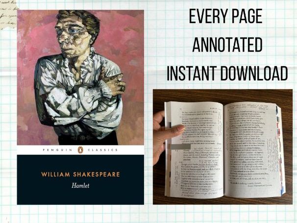 Hamlet Annotated All pages annotated with notes, key themes, character development, quotes