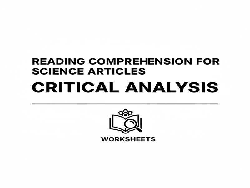 Reading Comprehension for Science Articles – Critical Analysis
