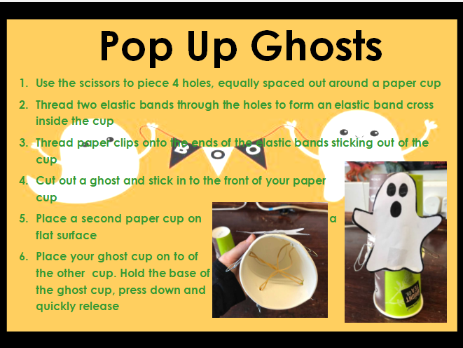 Halloween Themed STEM club Activities Scheme of Work