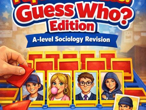 Sociology Revision Game - Pupil Identities - Guess Who