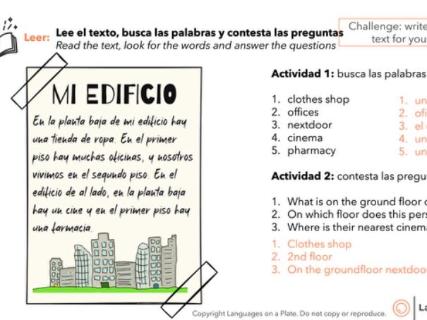 ¿Qué hay en tu barrio? - Places in town in Spanish - what is your neighbourhood like?