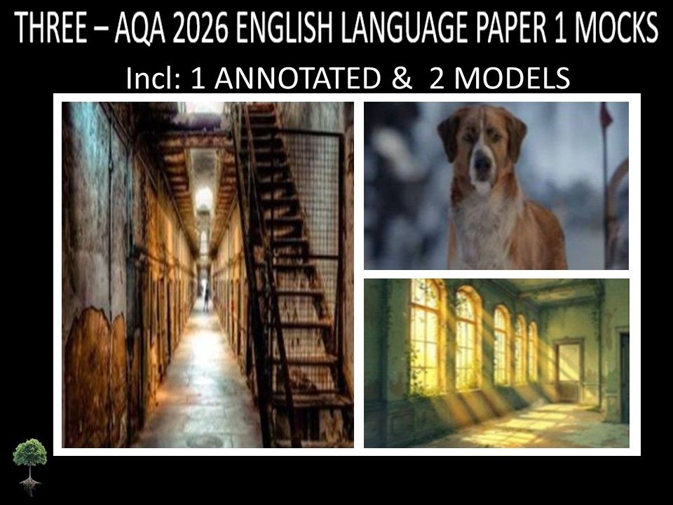 THREE - AQA PAPER 1 | 2026 FULL MOCKS | ANNOTATED | MODELS