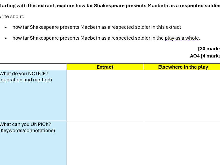 AQA GCSE English Literature: Macbeth Exam Practice Workbook:10 Exam ...