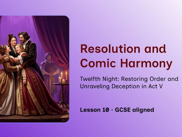 Twelfth Night – Lesson 10: Resolution, Comic Harmony & Unresolved Darkness