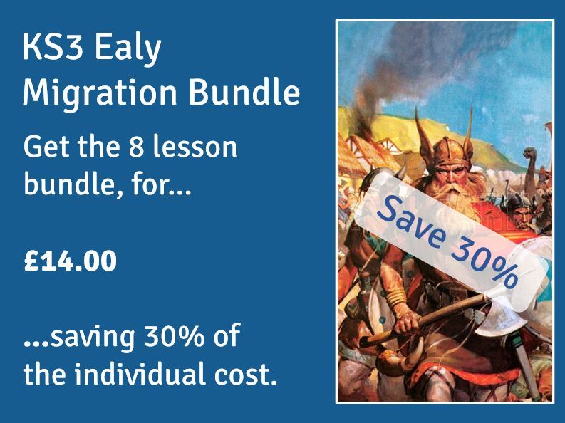 KS3 Early British Migration BUNDLE